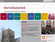 Tablet Screenshot of catharijnekerk.nl